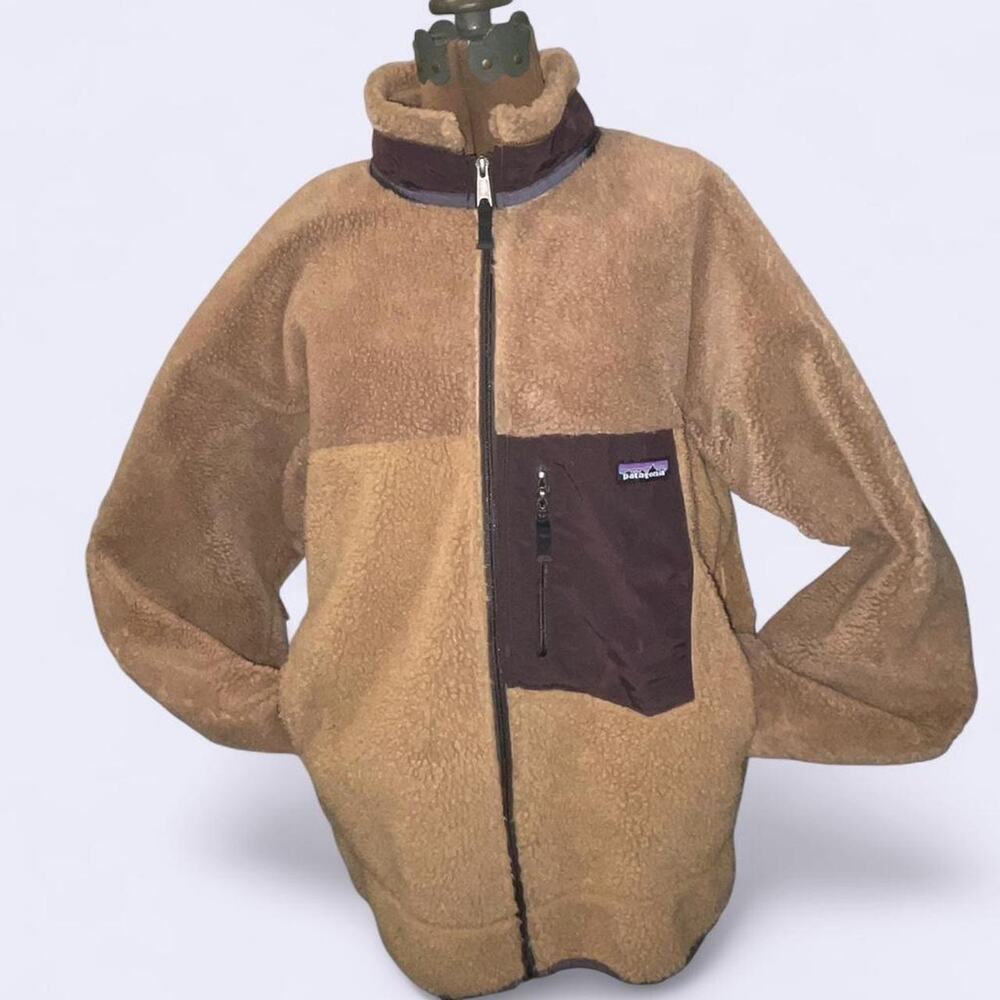 Retro x teakwood Patagonia Sherpa fleece Mens XL